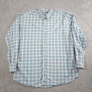 Southern Point Co. Shirt Men's XL Long Sleeve Tattersall Plaid Button Up Spring
